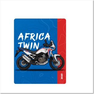 Africa Twin 1100 Posters and Art